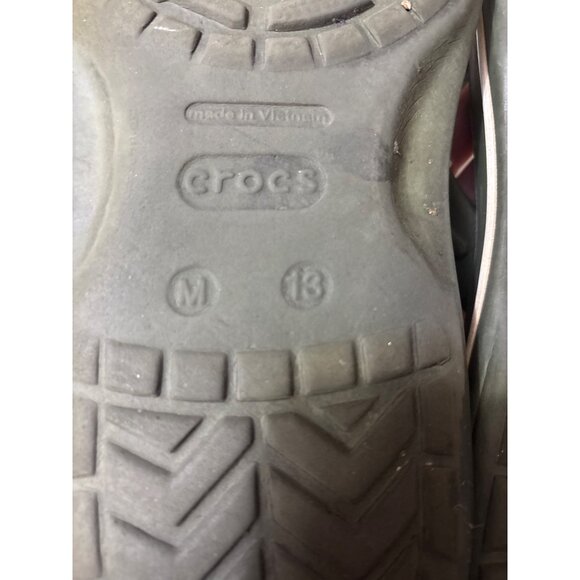 Crocs Mens Green Flip Flops Size 13 - Picture 6 of 6